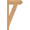 Ekena Millwork Traditional Arts & Crafts Smooth Outlooker, Western Red Cedar, 5 1/2"W x 14"D x 26"H OUT06X14X26TRA03SWR - alternate 3